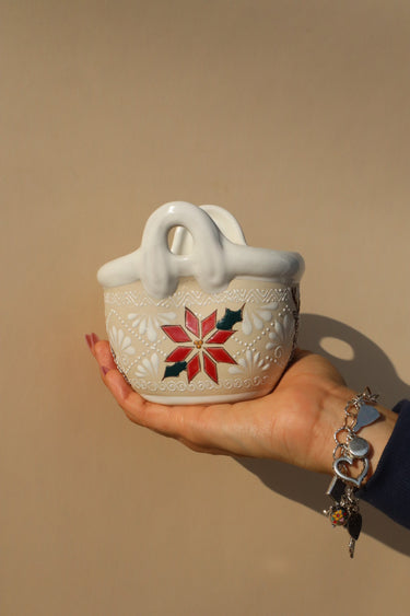 Canastita Navideña (White)