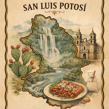 Lugares de México: San Luis Potosí Glass Jar