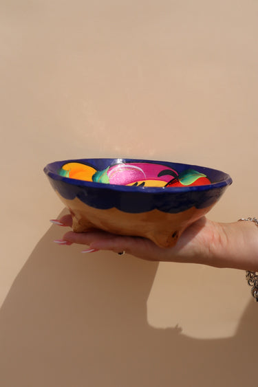 Guerrero Salsa Bowl (Purple) (fruit designs vary)