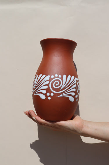 Mexican Rustic Brown Vase