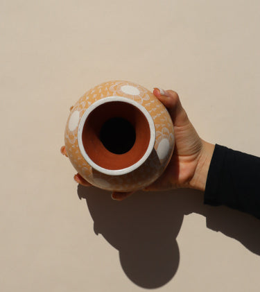 Mini Vase (Yellow) | Michoacán, Mexico Traditional Pottery
