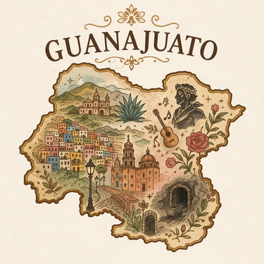 Lugares de México: Guanajuato Glass Jar