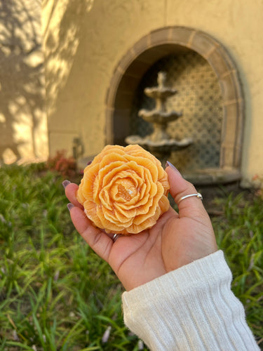 Cempasúchil Candle | Marigold Pillar Candle | Dia de Muertos