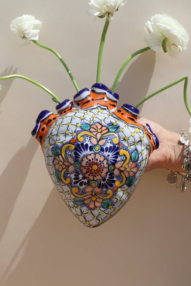 Talavera Corazón Wall Hanging (Multi-Colors) (Heart)