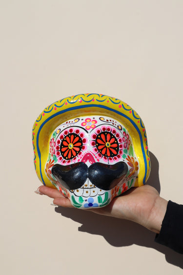Pancho Calavera - White Base (Decorative Figurine) | Dia de Muertos