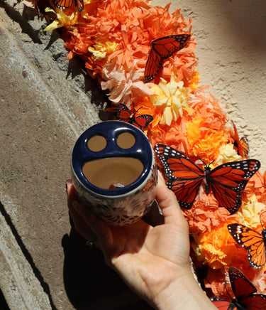 Cielo Antiguo | Handmade Mexican Ceramic Toothbrush Holder