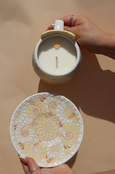 Soft Butter Bow & Mariposa (Plate & Mug Set) 💛🧈