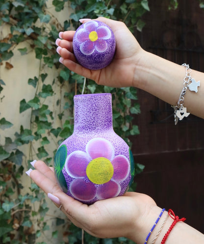 Cantarito Flor - Purple