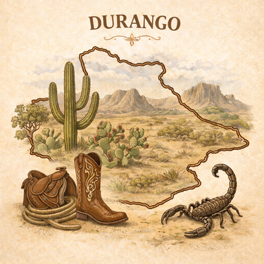 Lugares de México: Durango Glass Jar