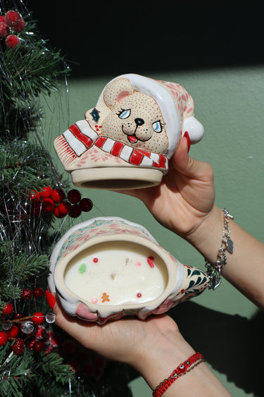 Osita Navideña Candle 🧸🎄