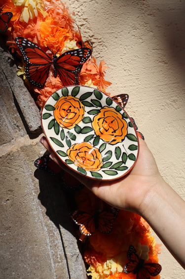 Cempasúchil | Handmade Mexican Ceramic Soap Dish