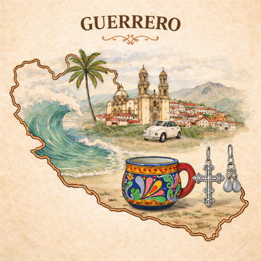Lugares de México: Guerrero Glass Jar