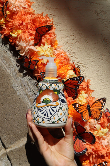Sol y Vida | Handmade Mexican Ceramic Soap Dispenser