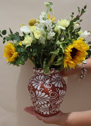 Mexican Brown Earthy Vase