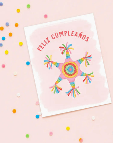 Feliz Cumpleaños Piñata Greeting Card