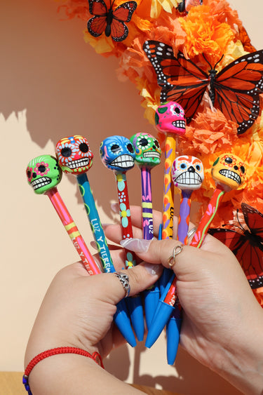 Guerrero, Mexico Skull Pen