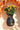Puebla Talavera Vase (Black)