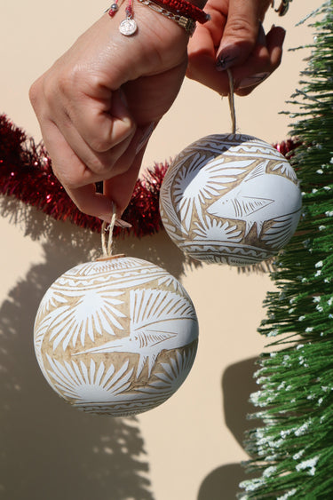 Oaxaca - Ornament (one of a kind) (white)