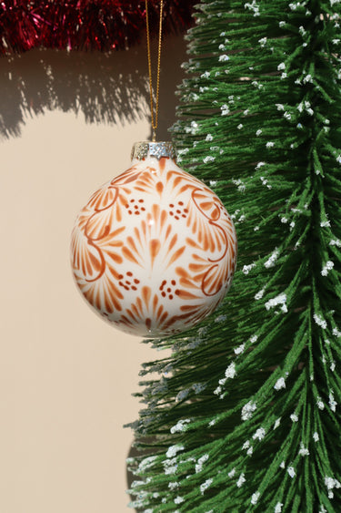 Guanajuato - White & Brown Ornament