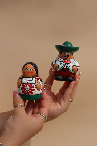 Pancho & Maria Mexican Salt/Pepper Shaker Set