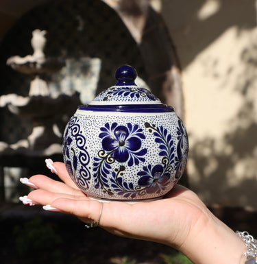Cobalt Blue | Ceramic Jar Candle | Handmade in Mexico