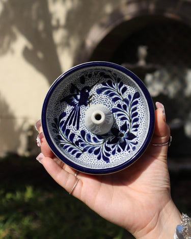 Cobalt Blue | Ceramic Incense & Ring Holder | Handmade in Mexico