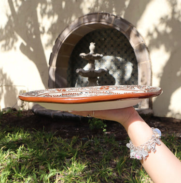 Canela | Hand-Painted Ceramic Sharing Platter | Handmade in Mexico