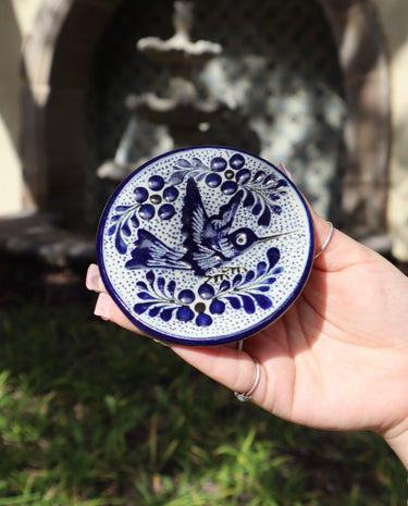 Cobalt Blue | Mini Ceramic Wall Platito | Handmade in Mexico