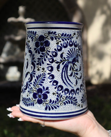 Cobalt Blue | Ceramic Utensil Holder | Handmade in Mexico
